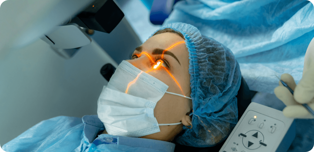 Laser-Operation am Auge